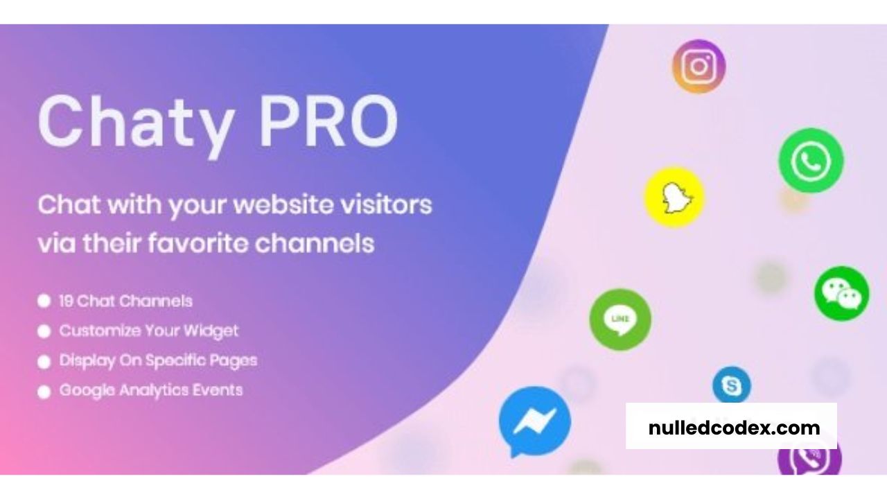 Chaty Pro v3.2.4 – Floating Chat Widget, Contact Icons, Messages, Telegram, Email, SMS, Call Button